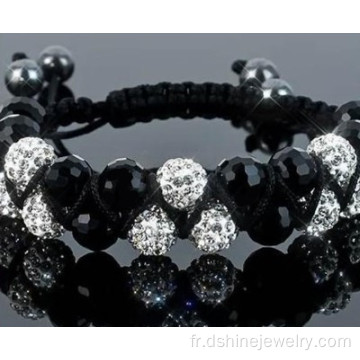 Cristal perles Bracelets Shamballa en gros pour cadeau de mariage